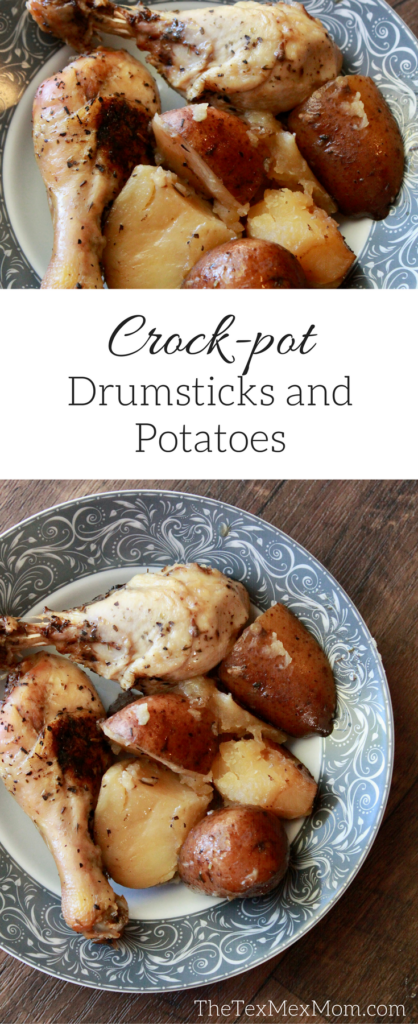Recipe for crockpot drumsticks and potatoes