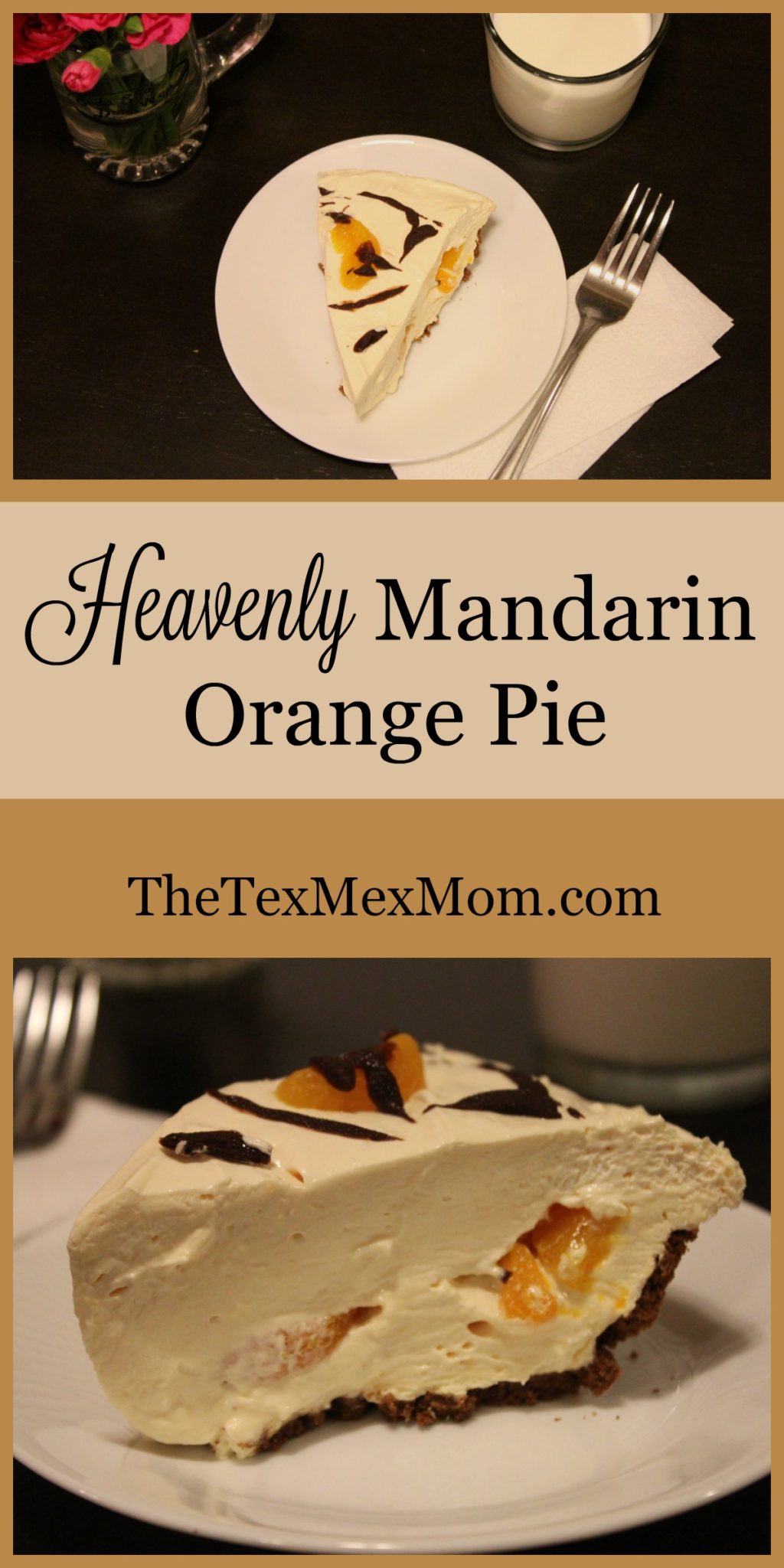 Recipe for Heavenly Mandarin Orange Pie