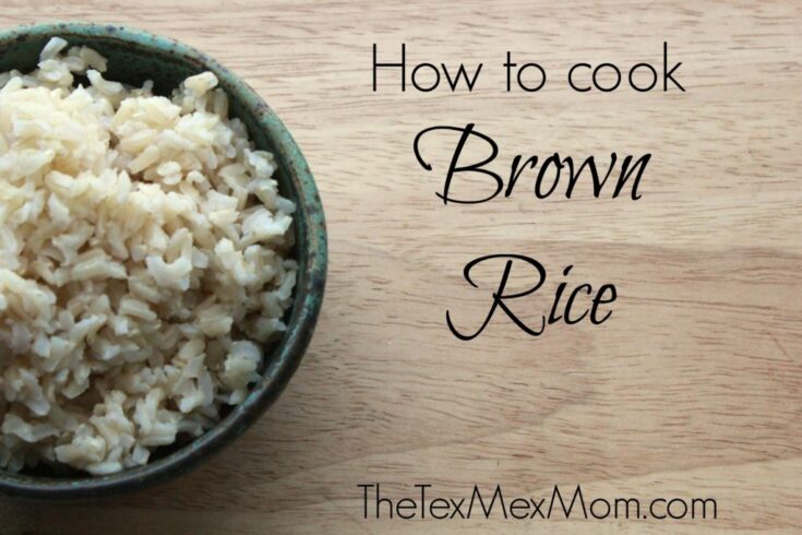 Brown Rice in a bowl