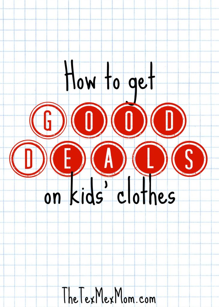 good deals on kids' clothes #gooddeals #savemoney #kidsclothes