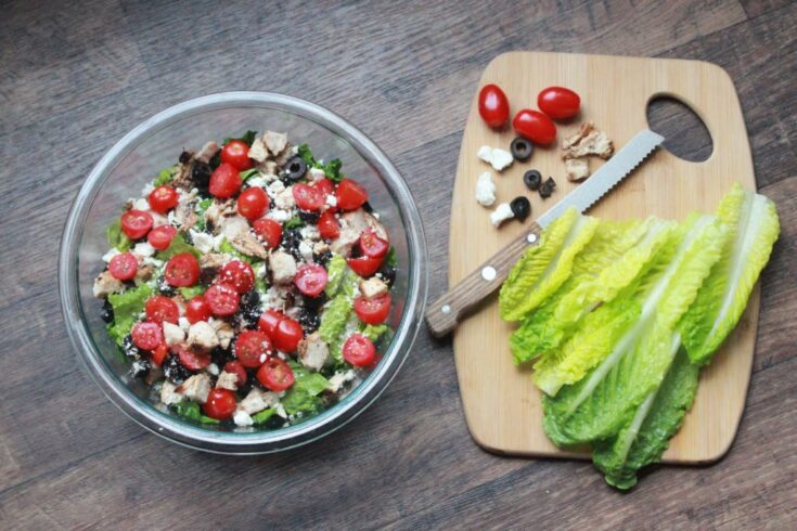 Greek Salad with Chicken