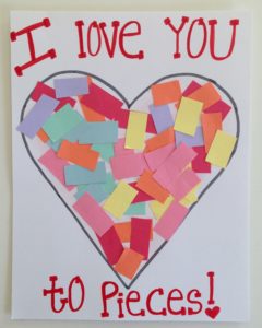 Valentine's day with toddlers - a fun craft!