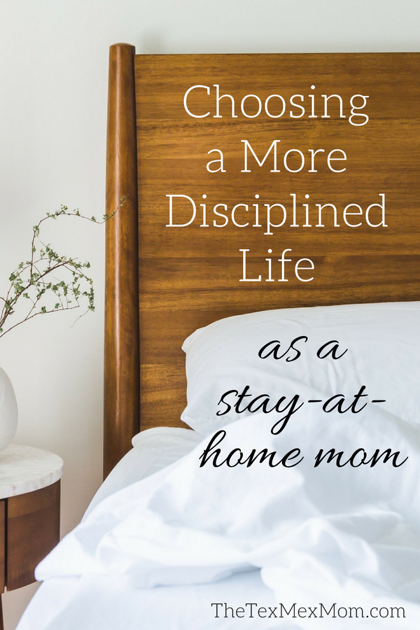 Choosing a more disciplined life #sahm #momlife