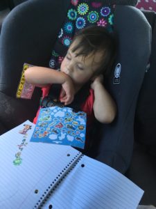 screen-free road trip with little kids