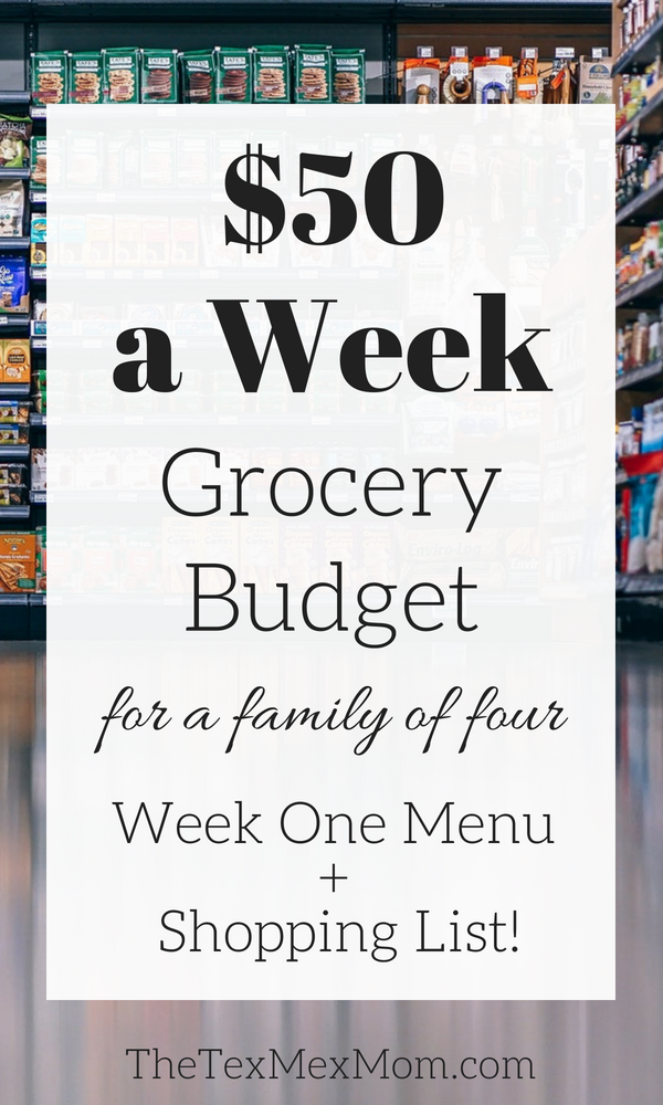 50 dollar weekly grocery budget #grocerybudget #cheapmeals #mealplanning