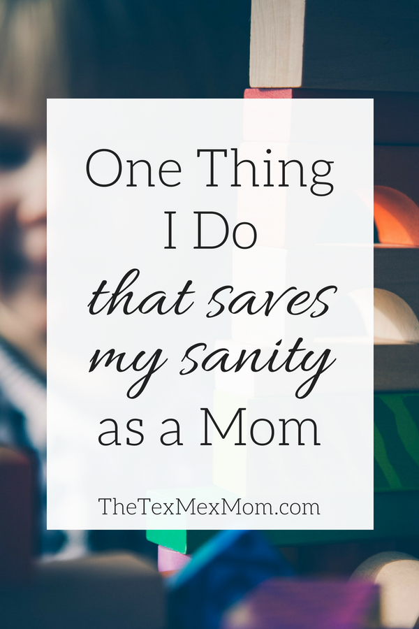 One Thing I Do That Saves My Sanity as a Mom #momhack #tipsformoms #sahmroutine #sanitysaverformoms