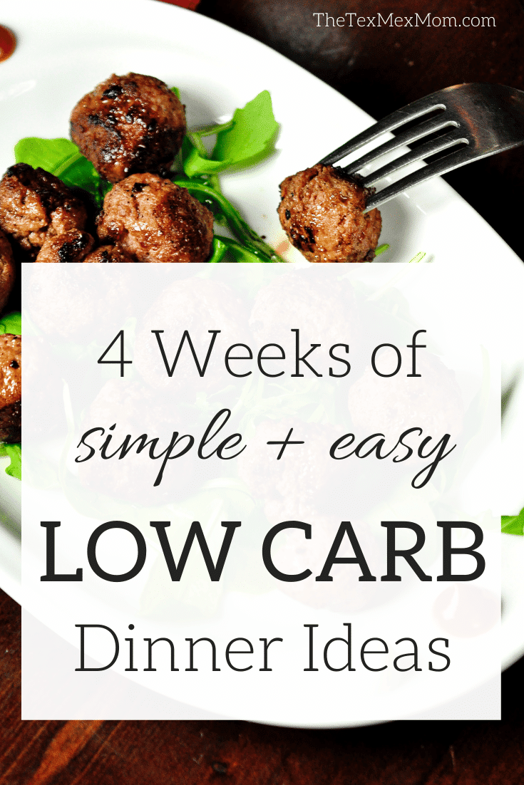 4 Weeks of Low Carb Family Dinners on a Budget - The Tex-Mex Mom
