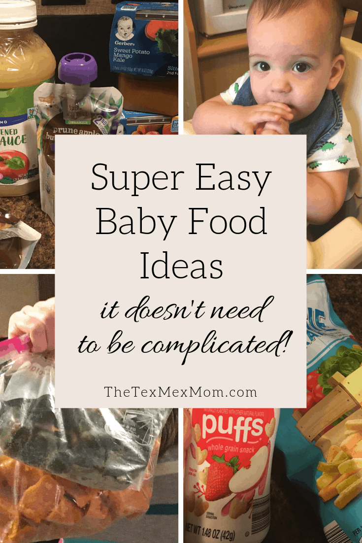 easy baby food ideas