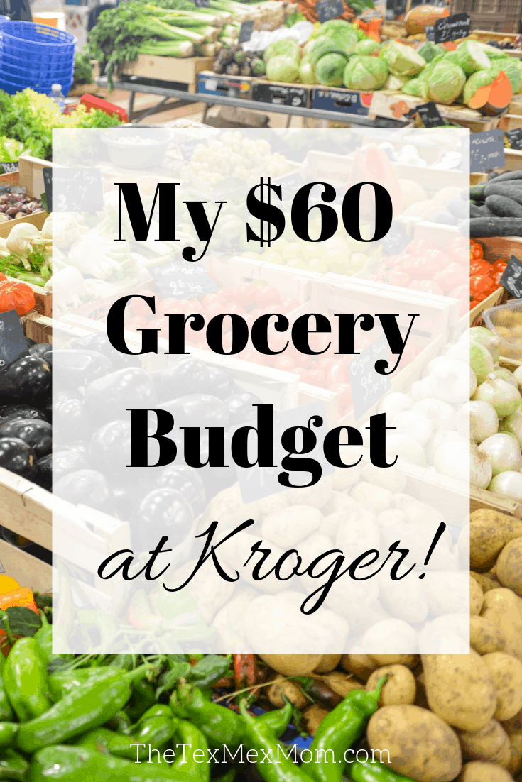 My $60 Grocery Budget at Kroger