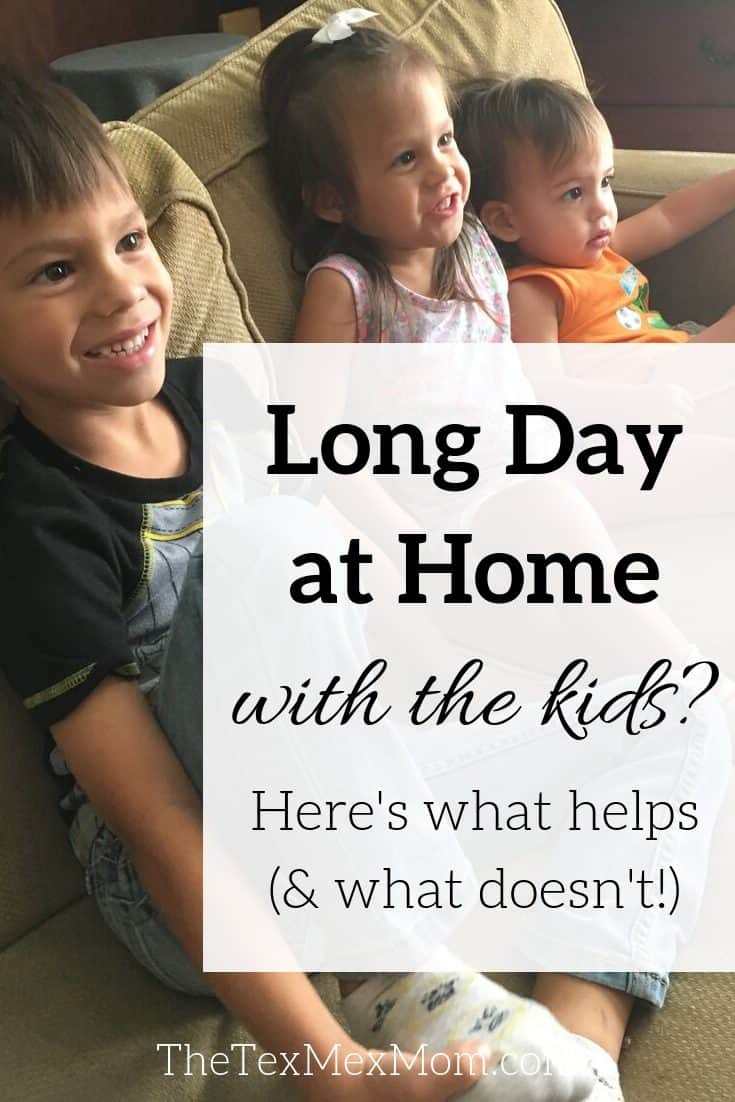 Long day at home with the kids? Here's what helps