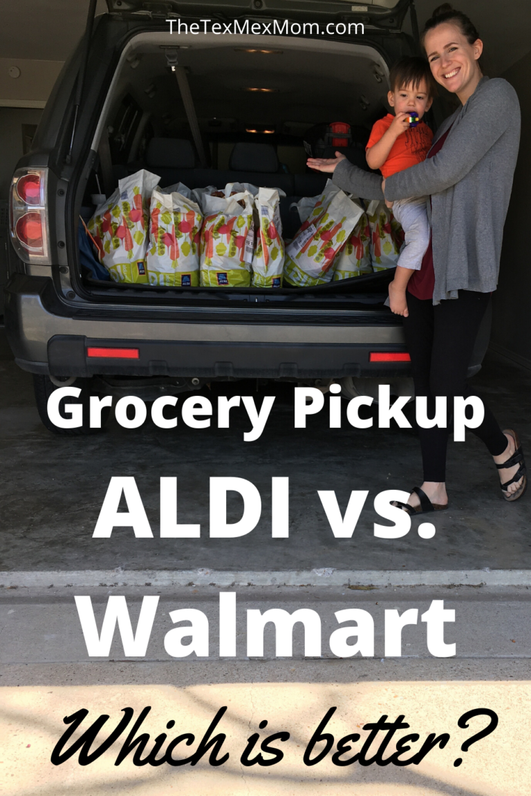 Grocery Pickup at ALDI vs. Walmart Which is Better? The TexMex Mom