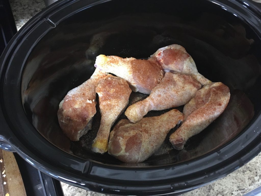 chicken drumsticks in the crock-pot