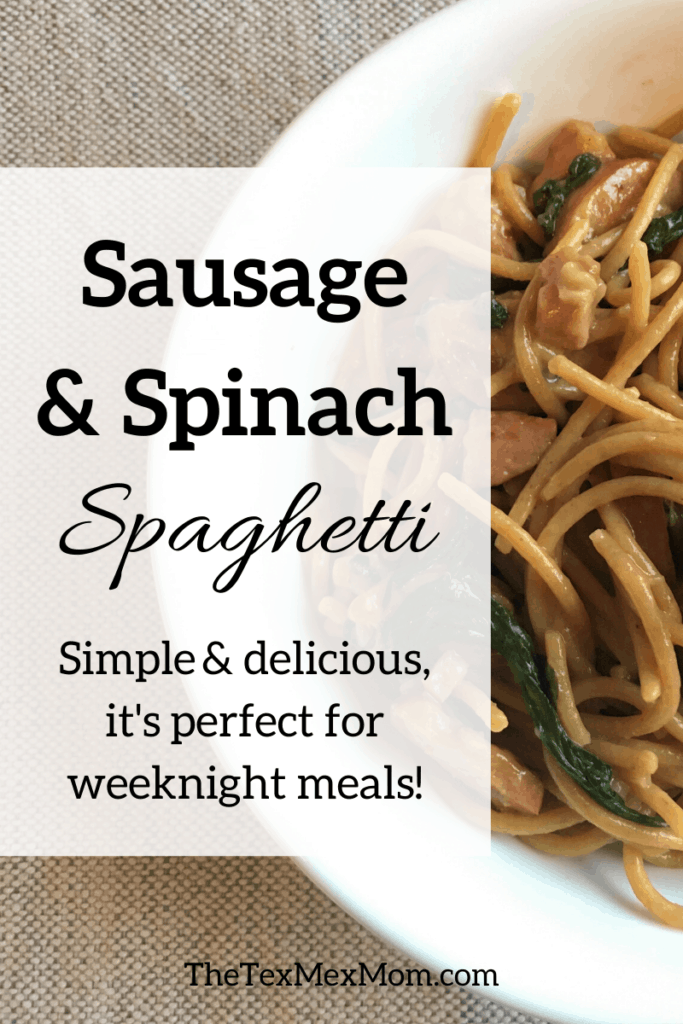 Sausage and Spaghetti Pasta - an easy recipe