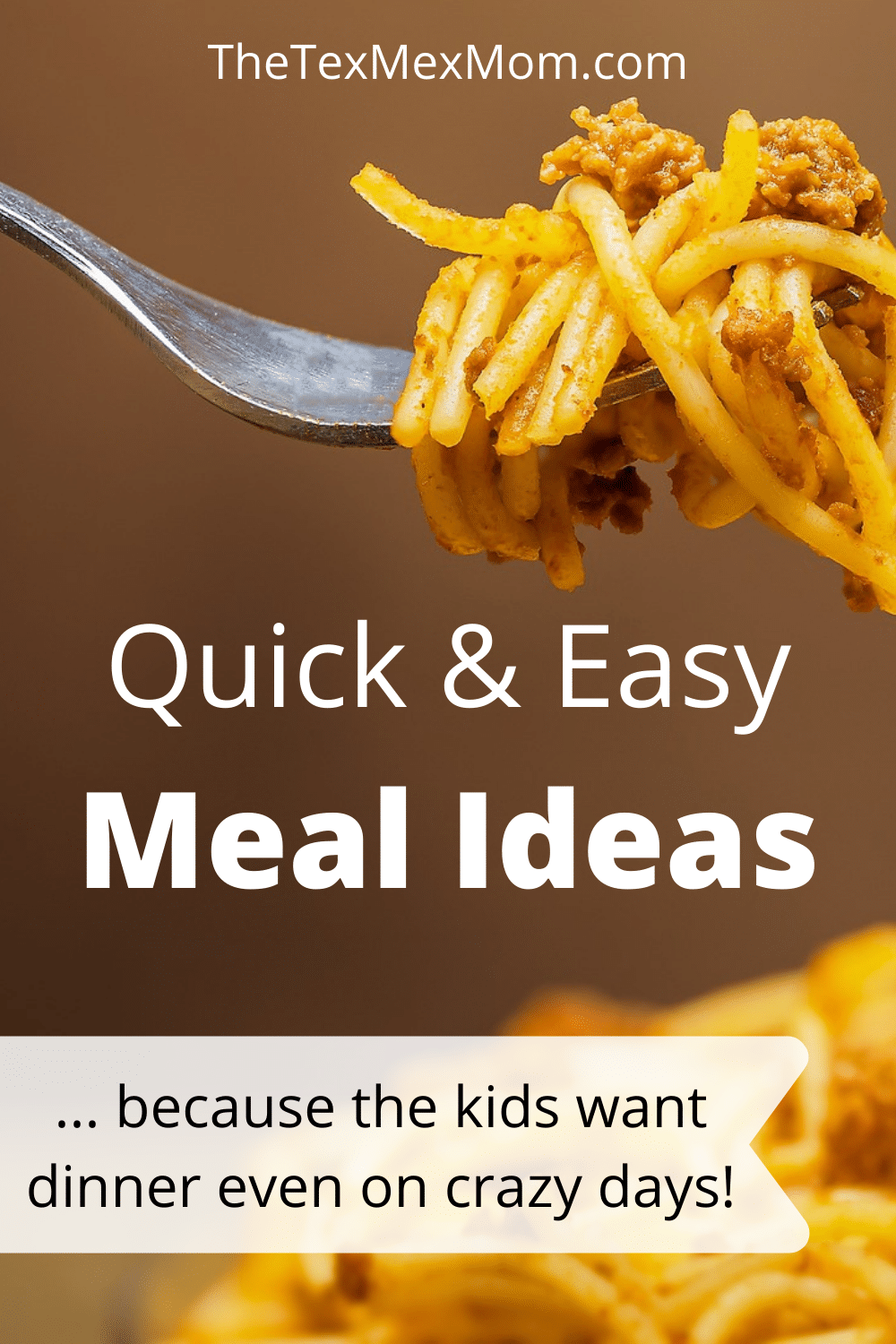 My List of Quick and Easy Meals (and Why You Need One) - The Tex-Mex Mom