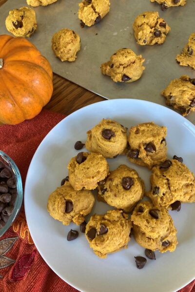 Egg-free pumpkin chocolate chip cookies