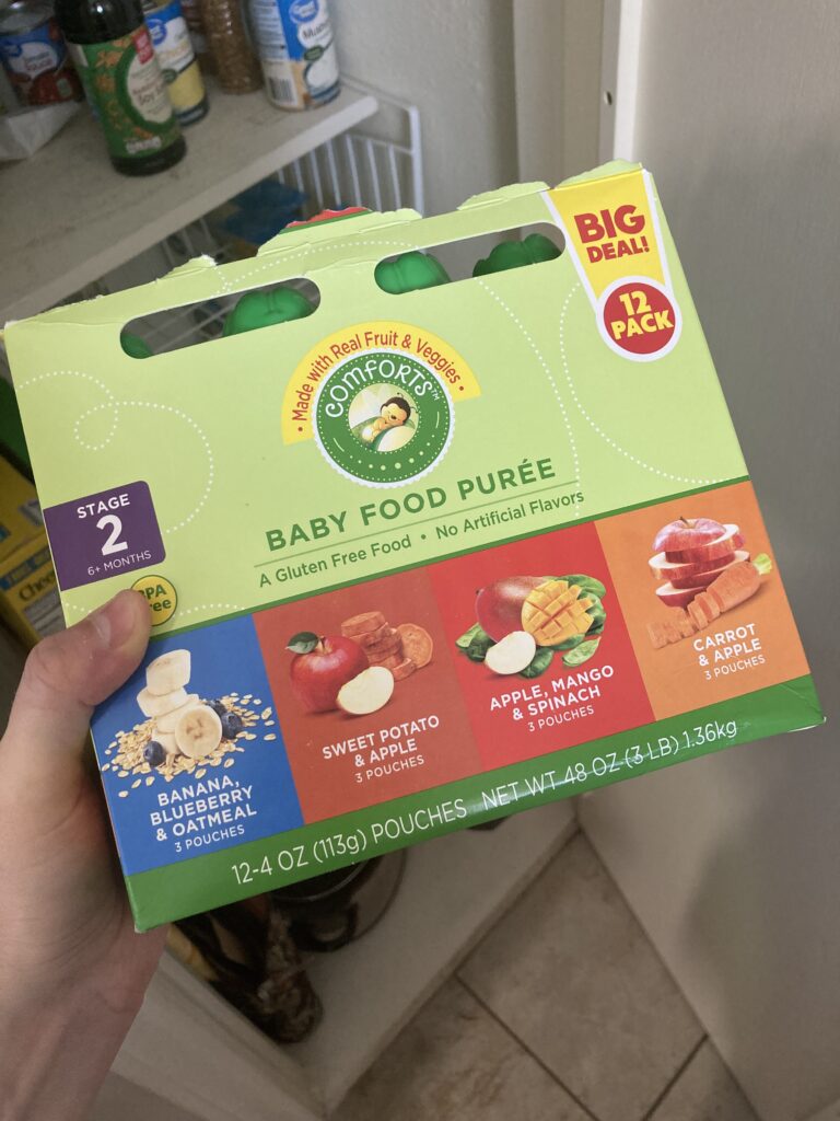great deal on baby food at Kroger