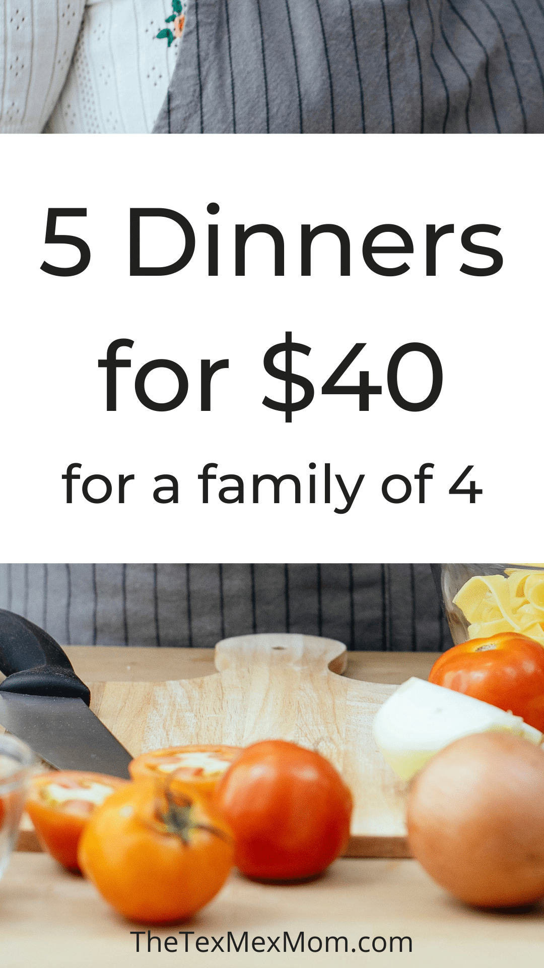 5 Meals for $40 (for a Family of Four) - The Tex-Mex Mom