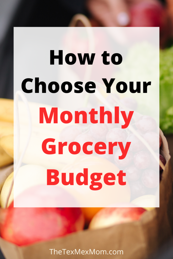 How to decide what you should be budgeting for groceries per month