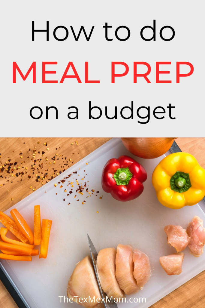 how to do budget meal prep