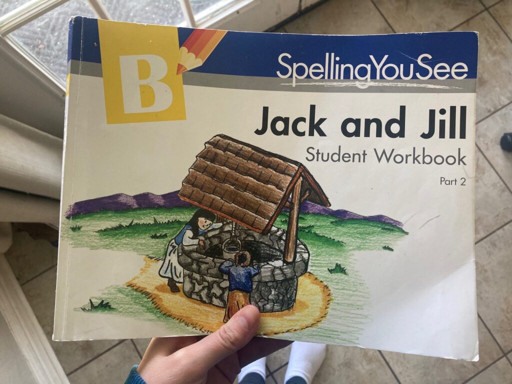 Spelling You See student workbook