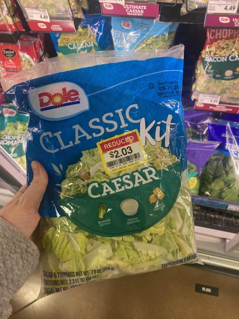 reduced price produce at Kroger