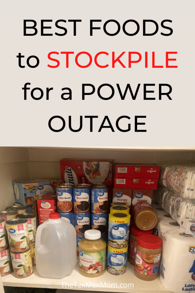 Best foods to stockpile for a power outage