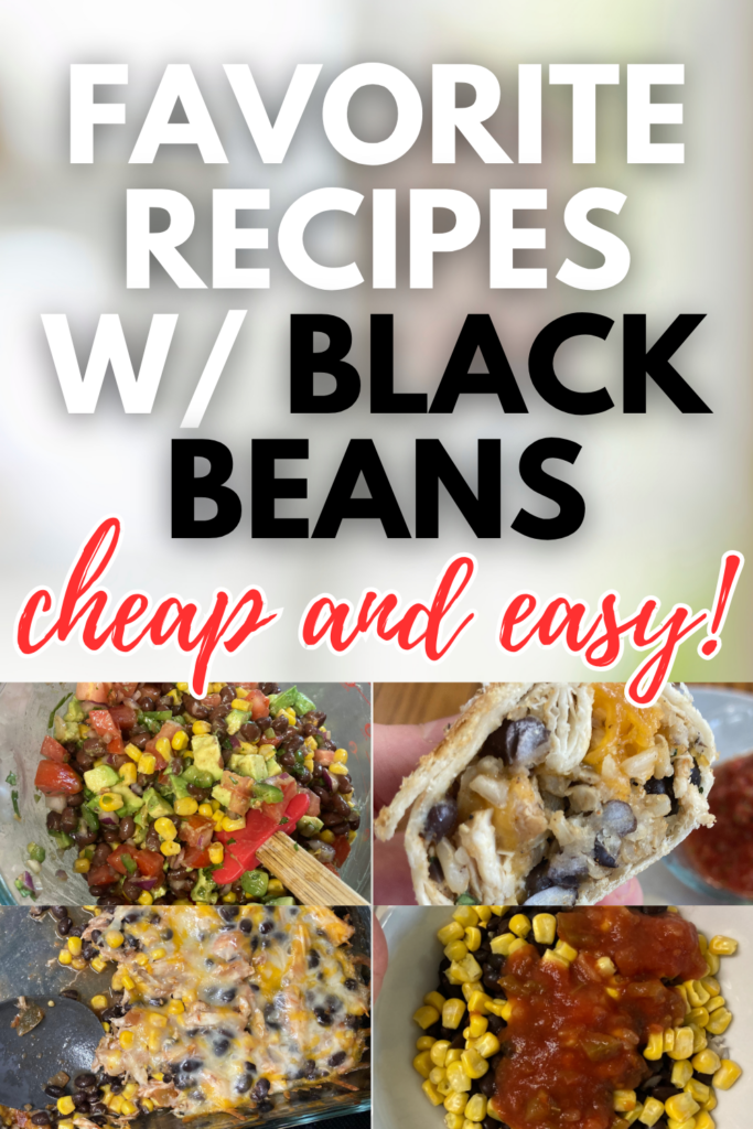 recipes with black beans - cheap and easy!